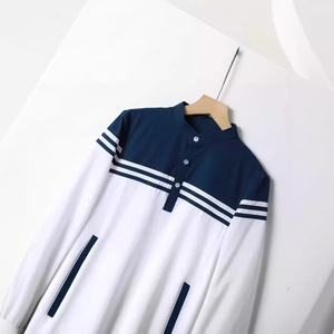 ثوب أطفال إسلامي للشرق الأوسط من ليجيا، تصميم ODM، بأكمام طويلة، مصنوع من البوليستر الناعم، مخطط بأزرار وياقة قائمة - Product Image 3