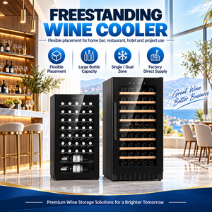 Réfrigérateur à <span class=keywords><strong>vin</strong></span> thermoélectrique Minghou personnalisé avec contrôle d'humidité, armoire électrique pour collectionneur professionnel - Product Image 4