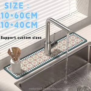 Tappetino da Bagno Personalizzato in PU ad Asciugatura Rapida, Assorbente, Antiscivolo e Lavabile, Protezione Antispruzzo per Lavello di Cucina, Lavanderia e Bagno - Product Image 6