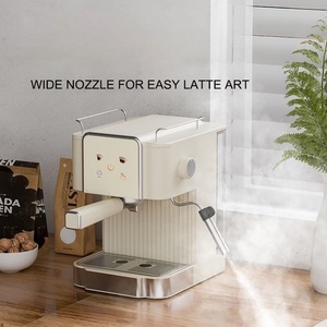 Machine à expresso semi-automatique 15 bars 1300W en acier inoxydable, cafetière domestique avec réservoir d'eau de 1,8L et fonctionnement facile - Product Image 5