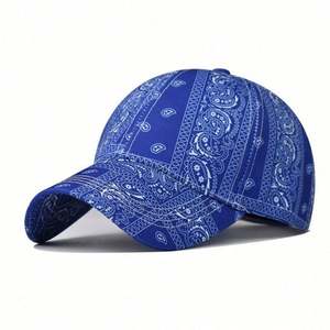 Casquette de baseball pour femme, nouvelle collection été, motif floral Paisley, vente en gros - Product Image 3