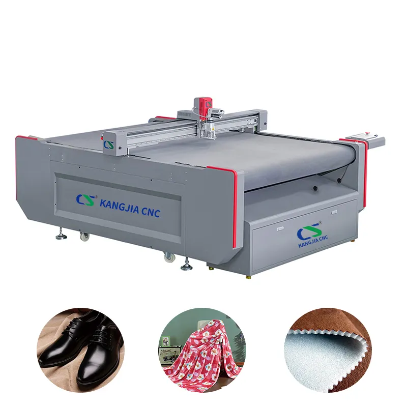Máquina automática de corte de tecido CNC preço para móveis domésticos cortador digital mesa plana com extensão de cortador
