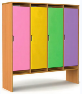 Armadio personalizzato a quattro sezioni di colore Design diverso <span class=keywords><strong>per</strong></span> <span class=keywords><strong>bambini</strong></span> - Product Image 1