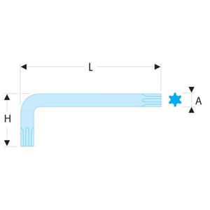 ท็อกซ์สั้น89.55หน้า®Keys-คีย์3148511268605 ALLEN คีย์ Torx - Product Image 2