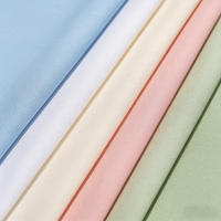 Tissu pongé 100% polyester uni teint 100D 190T respirant, coupe-vent et épais pour sacs, bagages et doublures