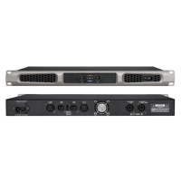 Amplificateur de puissance audio de classe D à haute efficacité EIF AM26, 2*600W, 8 ohms, double canal, portable, métal, 20Hz-20KHz, pour enceintes de scène
