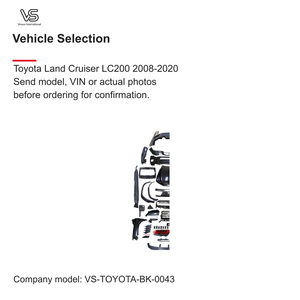 Kit de Conversión de Carrocería Estilo Lc300 para Toyota Land Cruiser LC200 2008-2020 - Product Image 2