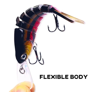 Señuelo de Pesca Duro Multisección Tipo Wobbler 10cm 15.5g Crankbaits Swimbait Isca Artificial de Plástico para Pesca - Product Image 4