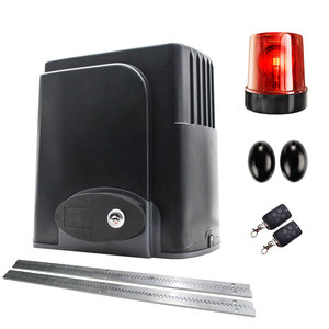 Kit d'ouverture automatique de <span class=keywords><strong>portail</strong></span> <span class=keywords><strong>coulissant</strong></span> 600 kg, moteur de <span class=keywords><strong>portail</strong></span> électrique AC 220V/110V <span class=keywords><strong>avec</strong></span> crémaillère de 4 m, télécommande et application intelligente pour villa et garage - Product Image 2