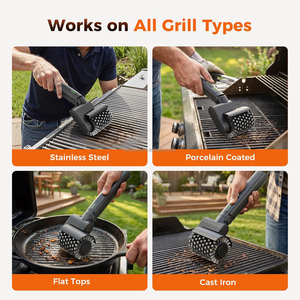 Spazzola Elettrica SEB per Pulizia Griglie BBQ, Accessorio per <span class=keywords><strong>Barbecue</strong></span> da Esterno - Product Image 5