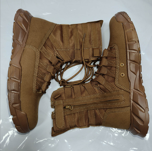 Bottes de Forêt et de Jungle Légères Tactiques TSB01 Vert Olive Jaune Crème Beige avec Fermeture Éclair Latérale pour Sports de Plein Air – Vente en Gros - Product Image 2