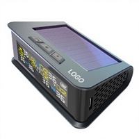 Capteur Tpms universel moniteur de pression des pneus solaire sans fil pour camion RV avec charge de type C haute précision