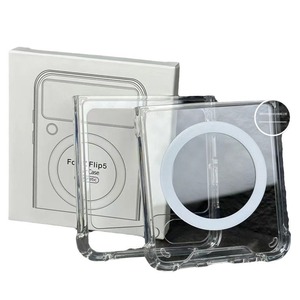 Étui à rabat magnétique transparent antichoc en acrylique 2-en-1 pour Samsung Z Fold 7/6 - Product Image 3