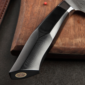 Chuyên nghiệp 6 cái 67 lớp Damascus thép nhà bếp Đầu Bếp <span class=keywords><strong>Knife</strong></span> Set với cao cấp G10 xử lý - Product Image 5