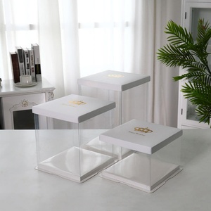 Boîte d'emballage transparente pour gâteaux et biscuits, idéale pour la pâtisserie et les cadeaux - Vente en gros - Product Image 6