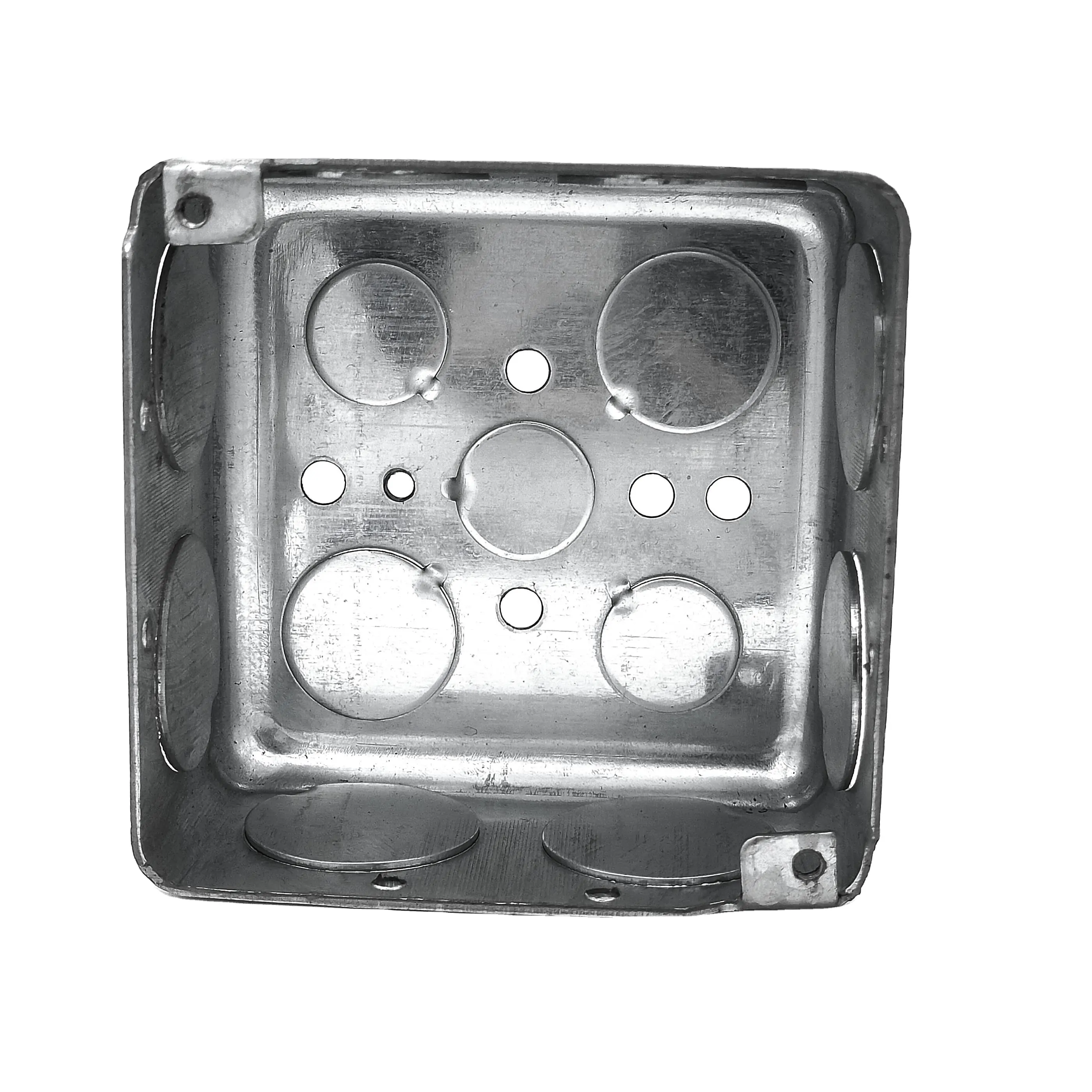 UL認定コンセント亜鉛メッキ鋼2-1/8 "深さの電気金属ジャンクションボックス