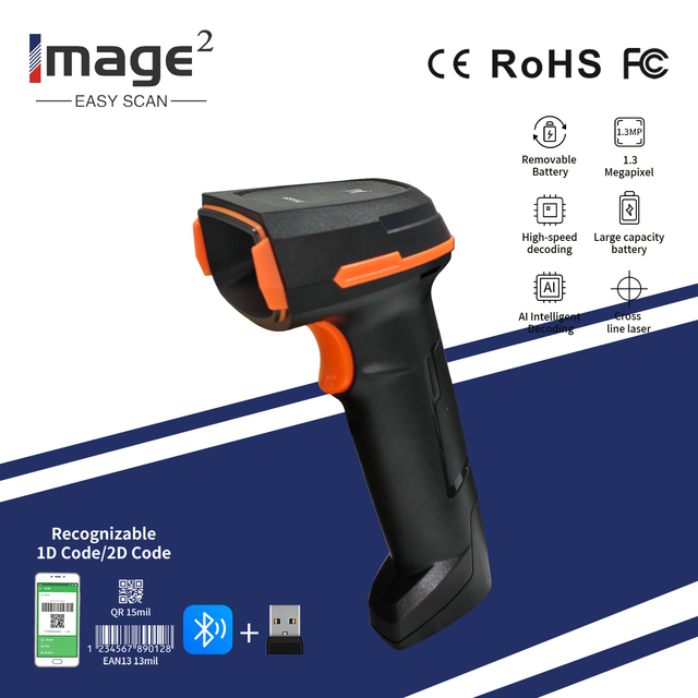 Barcode Scanner Industrial Long Range 5.0 Logistics Tracking Reader Durable for South America in Stock