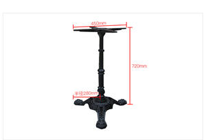 معدنية مستديرة لتناول الطعام أجزاء مخروطية هرمية ترايبود النحاس حامل القهوة قاعدة لطاولة القهوة - Product Image 4