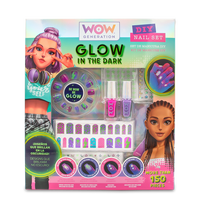Kit de Manucure Bio Luminescent et Clignotant avec Ongles Parfumés en Plastique - WOW Generation