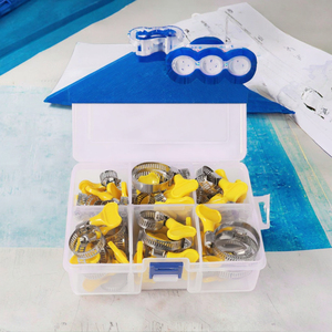 Custom 8-38mm Mini <b>Clamp</b> <b>Quick</b> <b>Release</b> T Type Bolt Spring Heavy Duty Stainless Steel V Band Clips for Swivel Wire Rope Hose - Product Image 3