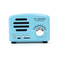 Altavoz Bluetooth Inalámbrico de Diseño Clásico con Estilo Retro, Altavoz Bluetooth Colorido