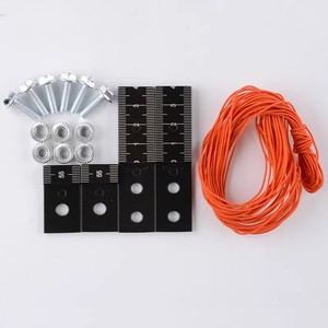 Règle de calibrage pour rail de guidage d'ascenseur, en acier inoxydable, avec plaque de serrage, pour rail simple, accessoires de mesure - Product Image 1