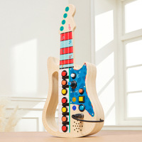 Guitarra de Juguete para Niños con Circuito Simulado, Teclado Electrónico y Interruptores, Herramienta Educativa Musical Multifuncional