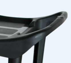 AF08179-H Prodotti per la Pulizia Domestica, Carrello Portaoggetti Multiuso, Carrello a 3 Ripiani con Ruote per Hotel e Servizi - Product Image 3