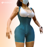 Custom Colombian Women Closure Underwear Tummy Control Butt Lifter Shorts Crotch Open Bust Full Body Bbl Shaper Faha Shapewear