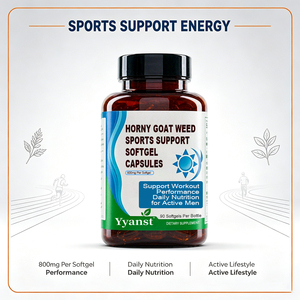 Gélules de 800 mg de Horny Goat Weed pour la Performance Sportive, 90 pièces – Stimulant Naturel de l'Endurance pour le Fitness et la Nutrition Sportive Quotidienne - Product Image 5