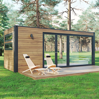 Conteneur modulaire en bois et acier pour bureaux Design d'un pack plat par Golden Supplier Prêt pour une installation rapide
