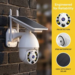 Cámara de Seguridad Solar PT de 3MP con Wifi, Panel Solar de 8W, 16000mah, IP66, Personalizable, Precio de Mayoreo Accesible, Fabricación Propia OEM ODM - Product Image 3