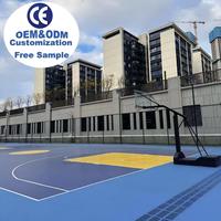 Peinture acrylique extérieure à base de silicone PU 3 mm pour revêtement de sol de terrain de basket-ball, de pickleball et de terrains sportifs