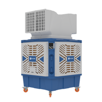 Enfriadores de Aire Portátiles Industriales Eléctricos, Cuadrados, Móviles, para Uso Comercial en Obras de Construcción, Eficiencia Energética Clase A+++,