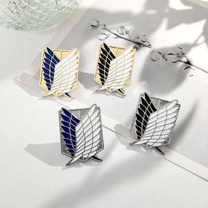 Pin con tema de Hada de bronce personalizado al por mayor con alas voladoras gratis, insignias de PIN de ataque con diseño de capitán <span class=keywords><strong>Allen</strong></span> - Product Image 2