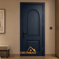 Porte en bois ignifugée certifiée NFPA EN BS FD30 FD60 pour hôtel, appartement, bâtiment commercial