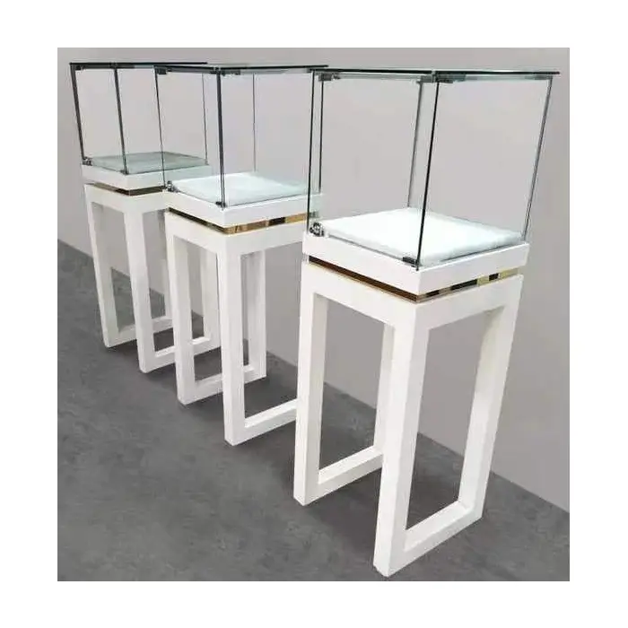 Exhibition Jewelry Display Showcase with Modern Design and Glass