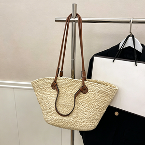 Classic <b>Designer</b> Bags Women Famous Brands Vacation Tote Bag Hot Selling Luxury Straw Bags Wholesale - Product Image 4