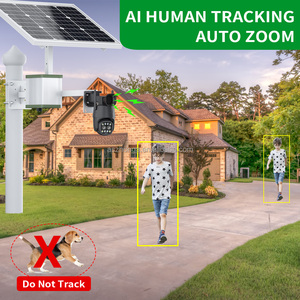 2K 1080P WIFI de seguridad IP cámara inalámbrica 2MP 3G tarjeta SIM 4G al aire libre <span class=keywords><strong>PTZ</strong></span> CCTV cámara de vigilancia 40W <span class=keywords><strong>20A</strong></span> Panel Solar de la batería CamHi - Product Image 6