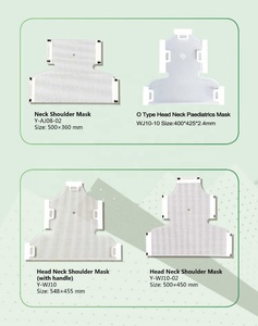 Masker berlubang terapi radiasi termoplastik tipe O, untuk kanker radioterapi kepala leher bahu immobilisasi - Product Image 2