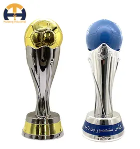 Manufacturer design zinc alloy Champions League football basketball metal trophy award