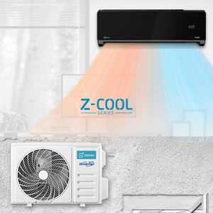 เครื่องปรับอากาศแบบติดผนังไร้สาย ZERO A++ รุ่นมินิสปลิต ระบบทำความร้อนและความเย็น ใช้สารทำความเย็น R410a แรงดันไฟฟ้า 220V สำหรับใช้ในบ้านและนอกบ้าน - Product Image 1