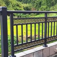 Designs de balustrades de balcon modernes en aluminium sur mesure, résistantes à la rouille, avec revêtement en poudre, pour escaliers et terrasses de jardin.