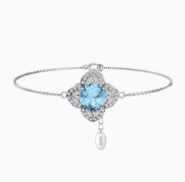 925 Sterling Silver Bracelet Luxury 5A Zircon Ultra Sparkling