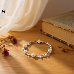 Pulsera de Acero Inoxidable con Cuentas, Imitación de Perla, Cristal, Estrella, Estilo Bohemia, Unisex, Juego de 12 Piezas, Regalo, Joyería - Product Image 3