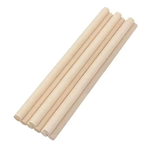 Natural Birch Wooden Round Stick/Dübel und Stangen Holz dübels tange mit verschiedenen Größen Kiefern-/Pappelholz material