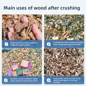 Motore <span class=keywords><strong>Diesel</strong></span> Mobile frantoio legno segatura martello frantoio per la combustione in biomassa caldaie e caminetti - Product Image 5