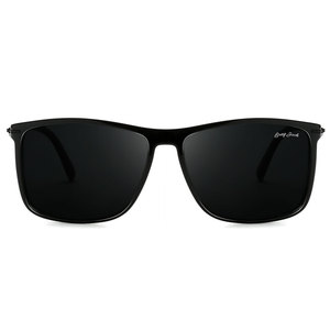 Lunettes de soleil polarisées grises à monture carrée, verres TAC UV400, unisexe, monture complète tendance 5004 - Product Image 3