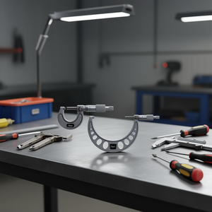 Ttake External <b>Micrometer</b> 0-25mm Precision Measurement Tool - Product Image 3