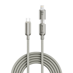 Câble de données Bemo 100W 2-en-1 pour Apple et Huawei, charge rapide - Product Image 1